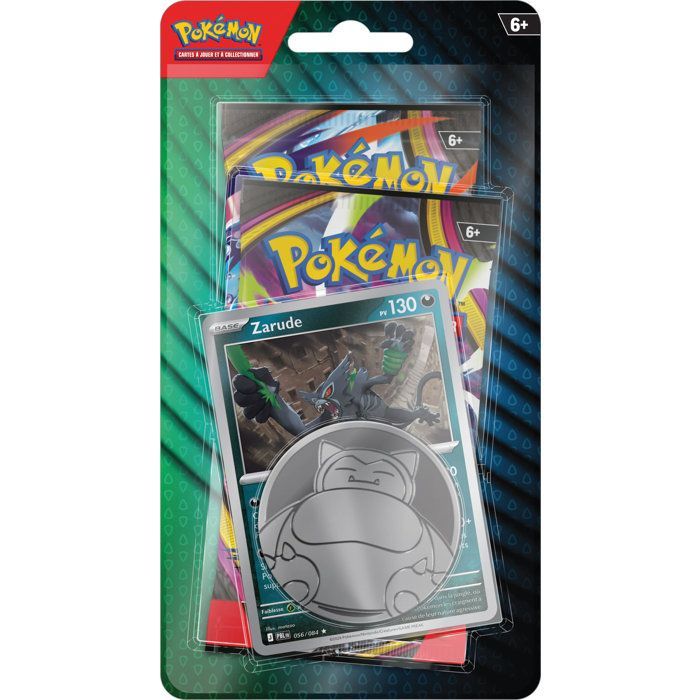 Pokémon : Pack 2 boosters Q3 Blister CHECKLANE - vue 1