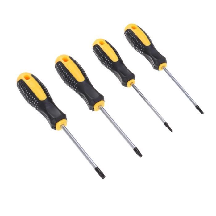 12 pcs tournevis tournevis jeu cruciforme Magnétique Pointe
