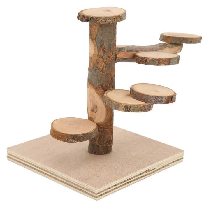 Comparer les prix de Jouet de plate-forme pour hamster Plate-forme en bois pour Hamster, jouet, support d'aire de jeu, animalerie jouet