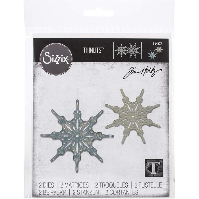 Kit Perles Et Paillettes Dorées Sizzix - 5 Boîtes, Embellissements Scrapbooking