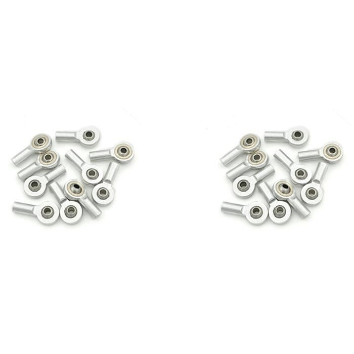 Lot De 10 Ou 20 Rotules De Barre De Liaison M4 Pour RC 1/10 (type Axial 90046) - Voitures Buggy, Crawler, Drift