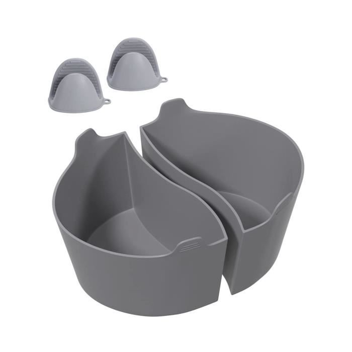 Séparateur De Mijoteuse En Silicone 4 Compartiments - Pour Cuisson Multiple, Sans BPA