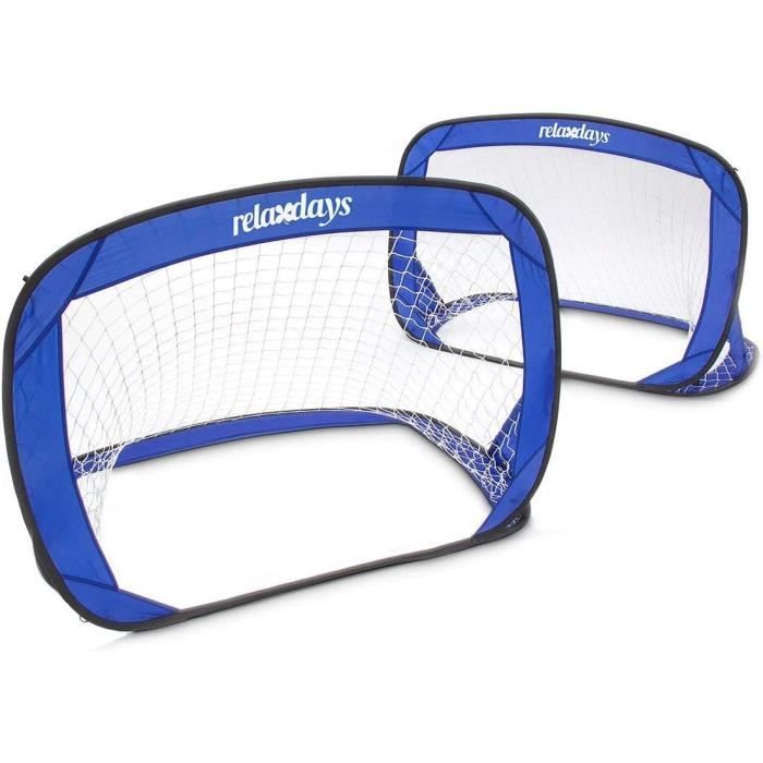 But de foot Pop-Up Lot de 2 cages avec sac de rangement Football ...