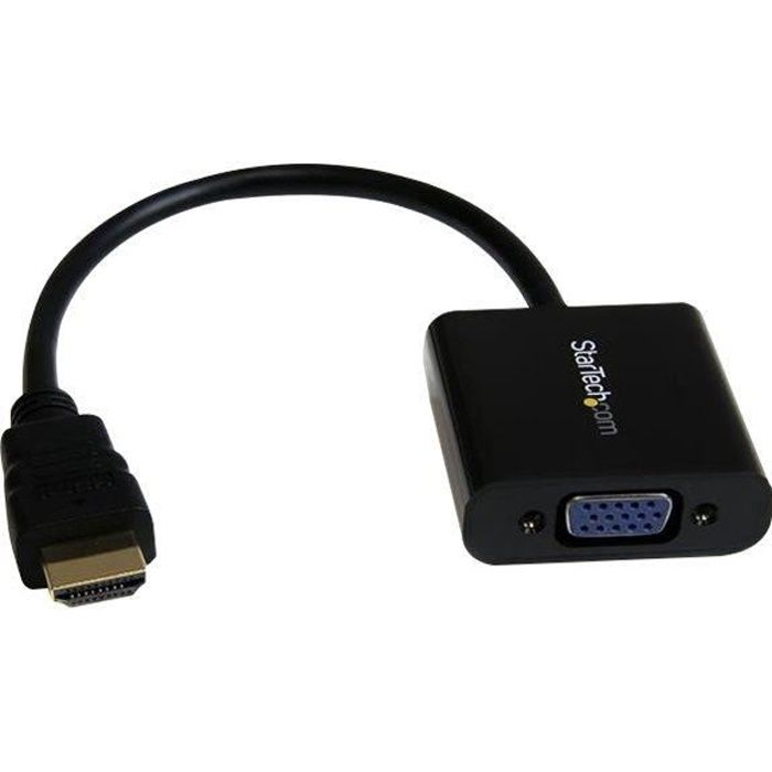 Adaptateur / convertisseur HDMI vers VGA - M/F - Adaptateur HDMI vers VGA - 1920 x 1080 - HD2VGAE2