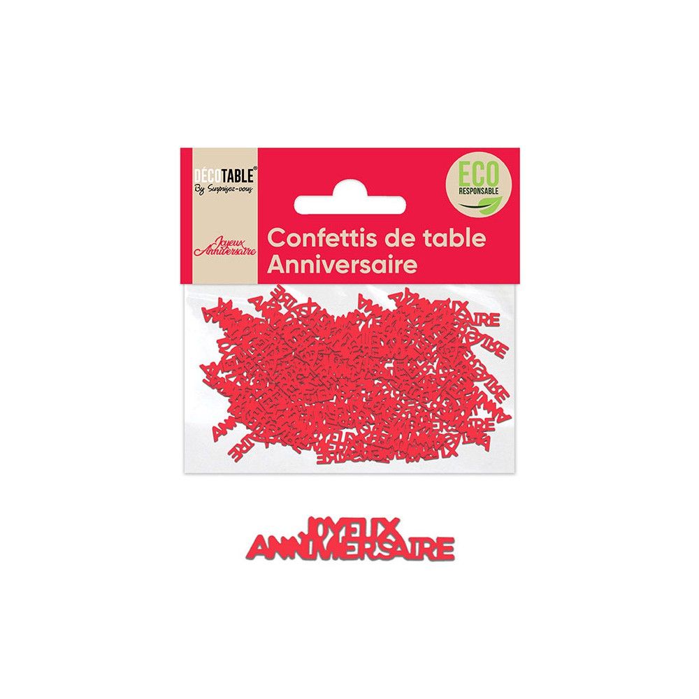 Cikonielf Qiilu confettis joyeux anniversaire Lot de 4 Confettis Dorés