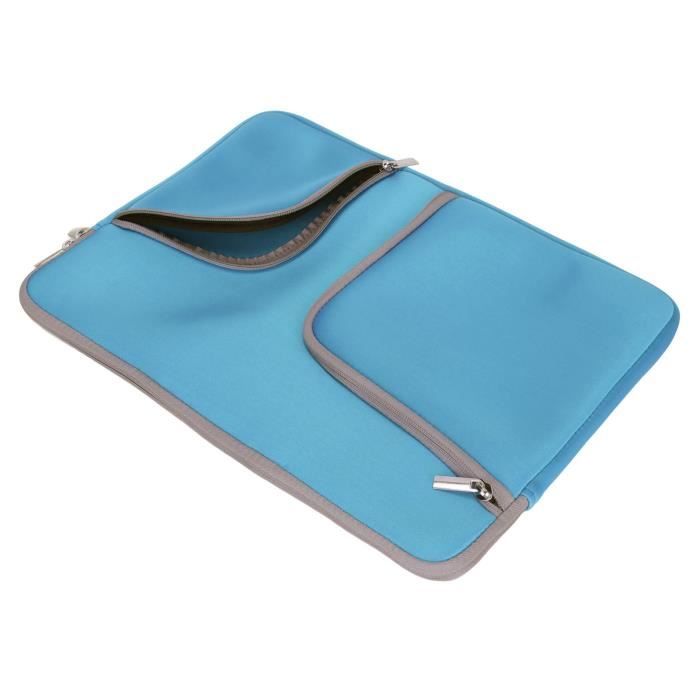 COSSIKA Sacoche Ordinateur Portable 15.6 Pouces - Sac Rangement Business Nylon Noir Hommes Femmes