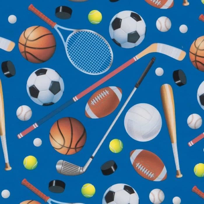 Papier Cadeau Motif Chien Ballon - Rouleau 70 Cm X 2 M, Multicolore, Pour Anniversaire Enfant - 12