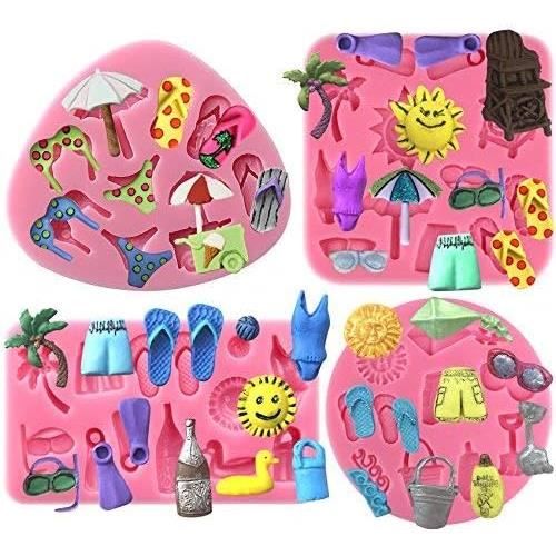 Moule Silicone FPC Motif Damas Défilé - Pour Pâte à Sucre, Neuf