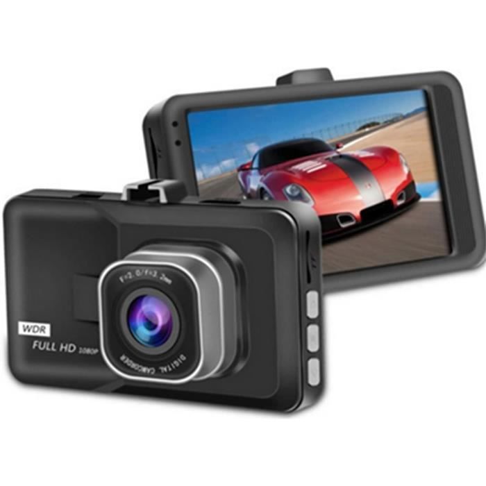 Dash Cam Avant Et Intérieur FHD 1080P 3,16" IPS - Caméra Voiture Hodozzy Avec G-Sensor, Parking 24H, Vision Nocturne Et Carte SD 64Go