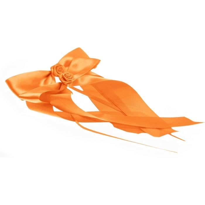 Décoration événement Fête Lot De 2 Décors Rétroviseur Voiture Mariage - Nœuds Soie 16x38cm - Pour Célébrations & Fêtes Ornement Poignée Porte Décoration événement Fête Lot De 2 Décors Rétroviseur Voiture Mariage - Nœuds Soie 16x38cm - Pour Célébrations & Fêtes Ornement Poignée Porte