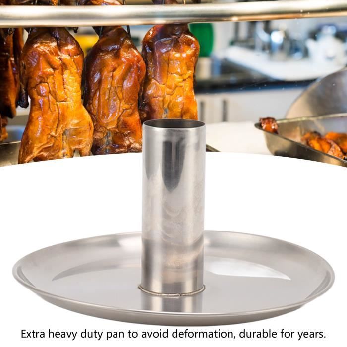 NEUF Rôtisseur De Poulet En Boîte De Bière En Acier Inoxydable Support