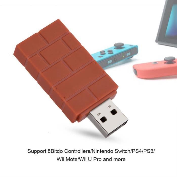 Adaptateur USB Sans Fil Bluetooth Pour Nintendo Switch et Contrôleur 8Bitdo  et Windows & Mac et Raspberry TUN3