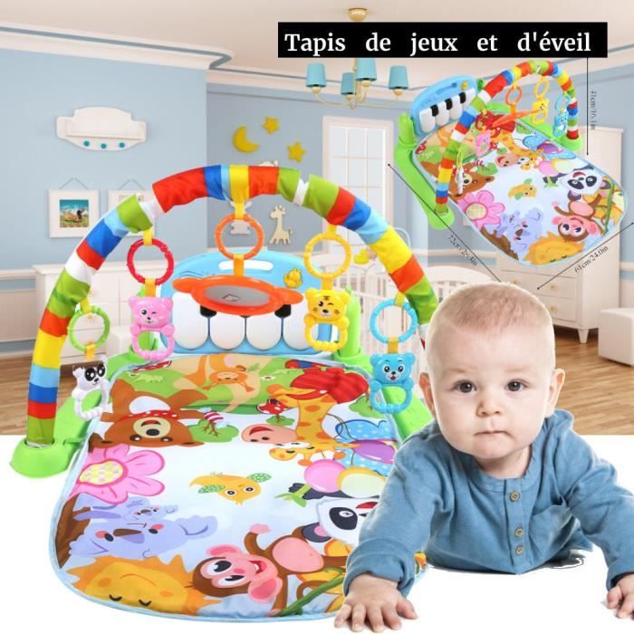 Bieco – Tapis Puzzle Bébé 9 Animaux – 9 Pièces De 30×30 Cm – Mousse EVA – Motricité Et Découverte