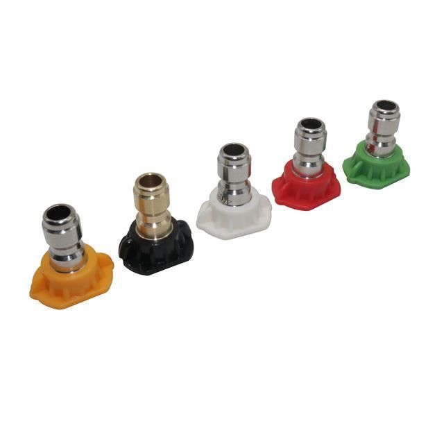 Embout Buse Ventilateur Pour Nettoyeur Haute Pression - Connexion Rapide 1/4 - Acier Allié 68x38mm