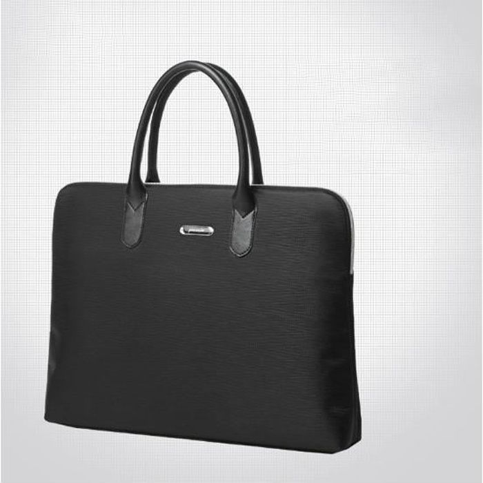 Sac à Main Business Porte-Documents Homme - Cartable Travail Sacoche  Ordinateur Portable - Noir Noir - Cdiscount Bagagerie - Maroquinerie