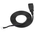 BOYOU Câble Adapteteur Audio, Autoradio Interface USB Câble pour Peugeot 307 308 407-1