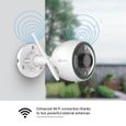 EZVIZ Caméra Surveillance WiFi Extérieure Blanche C3N 1080p (Vision Nocturne)-1