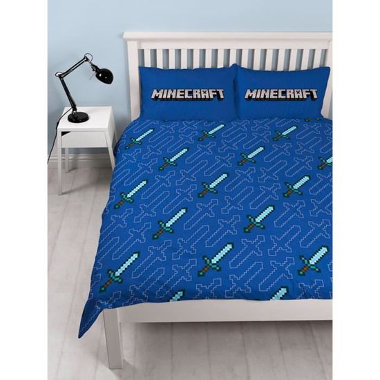 Grand Motif Parure de lit ‘Good Guys’ de Minecraft 