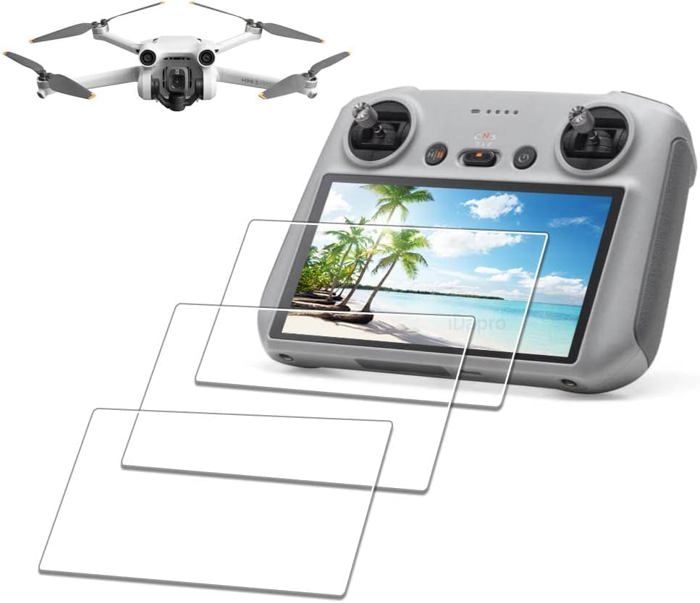 3 Verres Trempés Protection Écran Pour DJI Osmo 360 - Dureté 9H, Anti-Rayures, Sans Bulles - 10