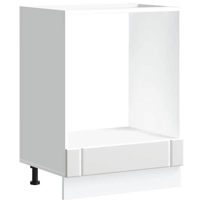 Meuble Four VidaXL Armoire De Four Lucca Chêne Marron Bois D'ingénierie Meuble Pour Four Encastrable