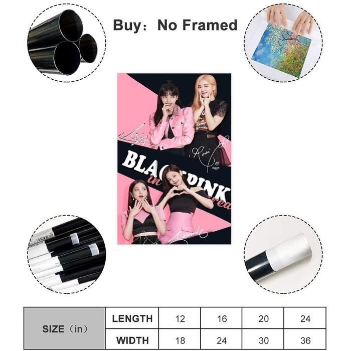 Poster Blackpink - Affiche d'impression d'idole HDAesthetic Blackpink Poster Blackpink - Affiche d'impression d'idole HDAesthetic Blackpink