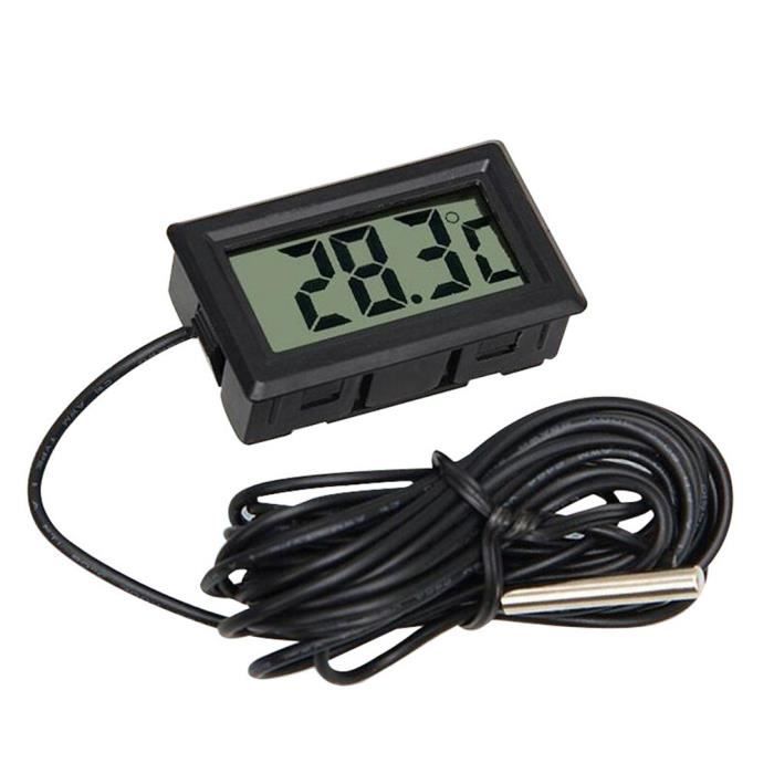Mesure thermique,Thermomètre numérique électronique à affichage numérique,  sonde étanche pour température de l'eau - no battery -A - Cdiscount  Bricolage
