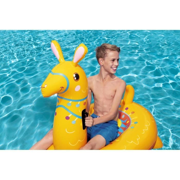 Accessoire gonflable plage piscine Llama kiddie ride on - Bestway UNI Jaune  - Cdiscount Jeux - Jouets
