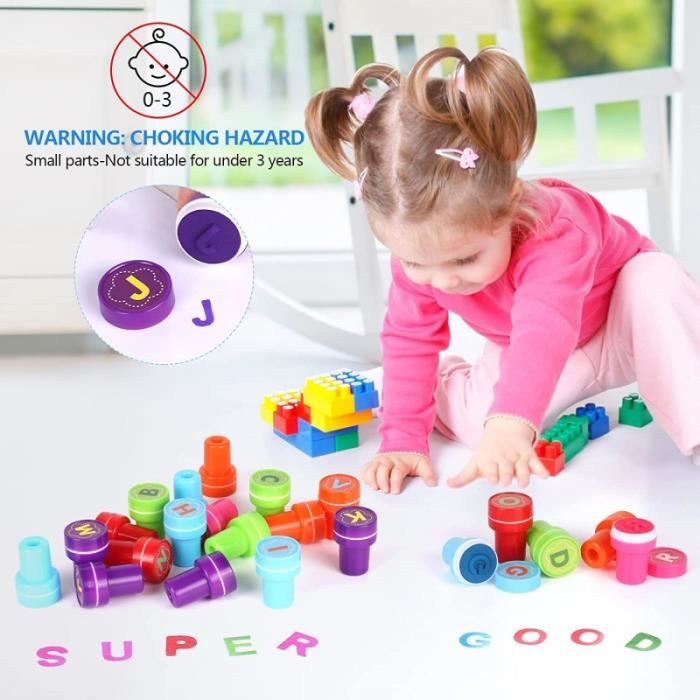 4 petits tampons de marquage auto-encreurs pour enseignants Smiley Face – 8 mm