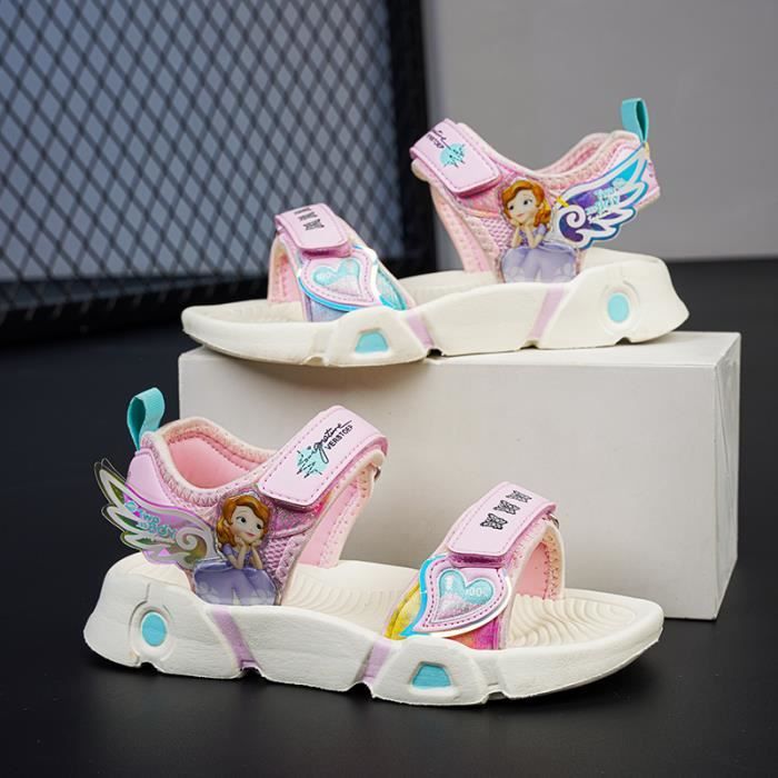 Sandales Enfant Marque Mod le Textile Scratch Rose Rose