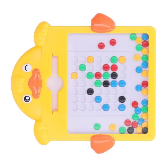 Plaque Magnétique Graffiti avec Stylo et Perles – Jouet Éducatif Créatif pour Enfants 3-6 Ans