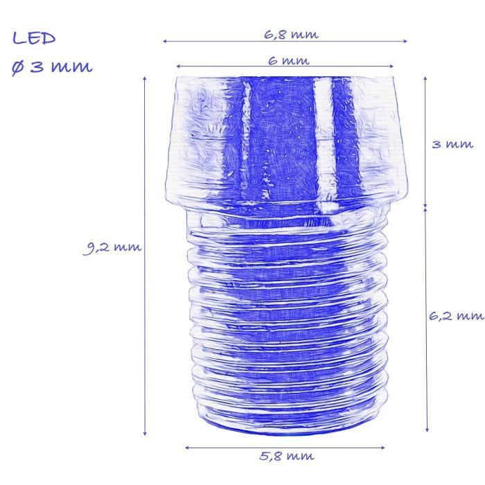 Lot De 5 Lampadaires LED échelle 1:160 – Calibre N – 65 Mm – Métal – 3 V CC/CA – Résistances Incluses (12-16 V)