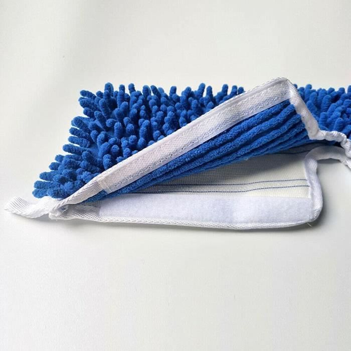 Lot De 4 Têtes De Vadrouille Microfibre Rechargeables - Pour Sols Lisses, Lavage Auto Et Fenêtres