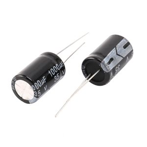 Uxcell Condensateur électrolytique 1000uF 35 V 12,5 X 20 Mm
