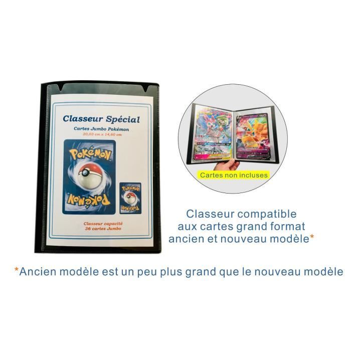 Portfolio/Classeur/Album Pour Ranger Vos Carte Pokemon JUMBO Geante TOUT  FORMAT