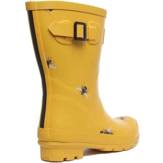 Bottes De Pluie Joules Molly - Pointure 6 - Motif Abeille Métallisé