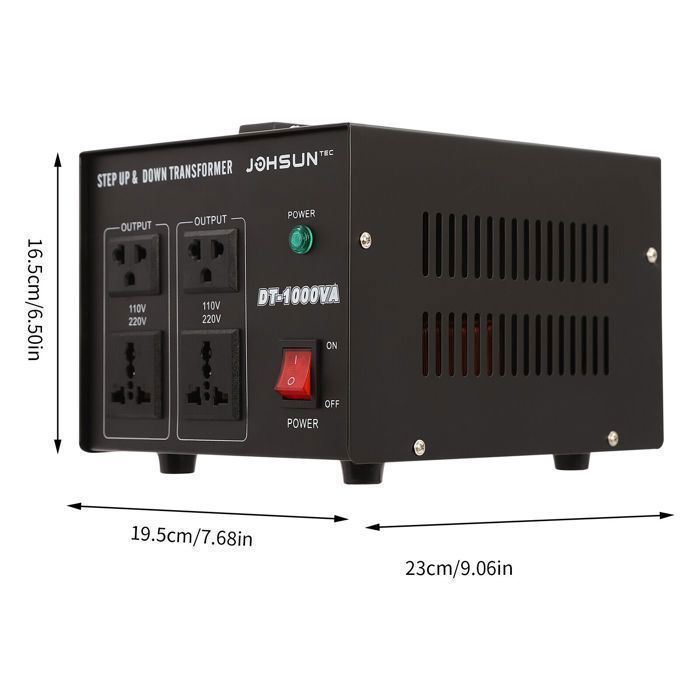 Transformateur Convertisseur Tension 750W - 220V à 110V / 110V à 220V - Neuf