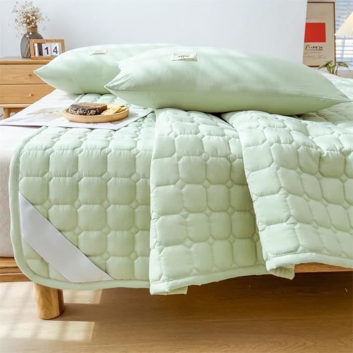 Sufdari Protège-Matelas 200x200 Cm Imperméable Gris/Noir – Housse Respirante Anti-Fuites Lavable