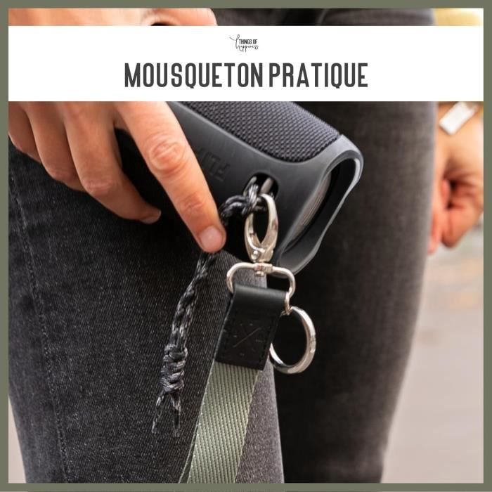 Eastar Sangle En Cuir Boucle De Cuivre Porte-clés Anneau