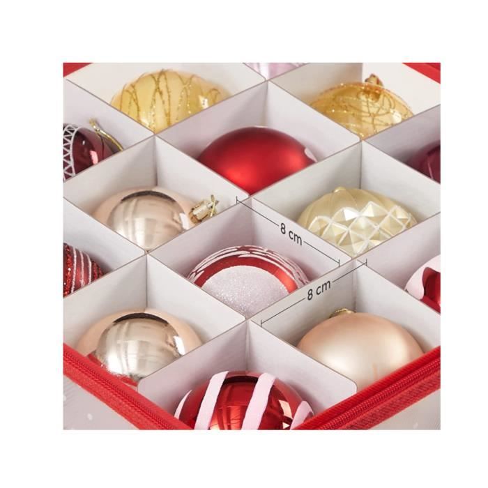 Organisateurs En Plastique, 64 Compartiments, Cloisons Amovibles, 30 X 30 X 30 Cm Boîtes De