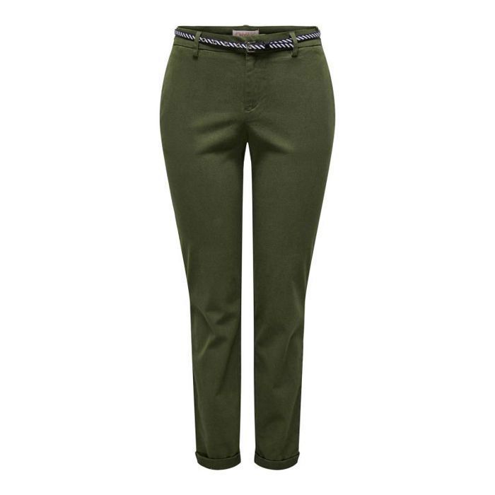 Pantalon chino femme taille basse clearance