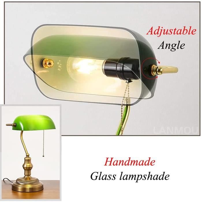Lampe de table Art Nouveau, années 1910, restaurée