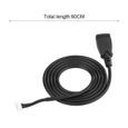 BOYOU Câble Adapteteur Audio, Autoradio Interface USB Câble pour Peugeot 307 308 407-3