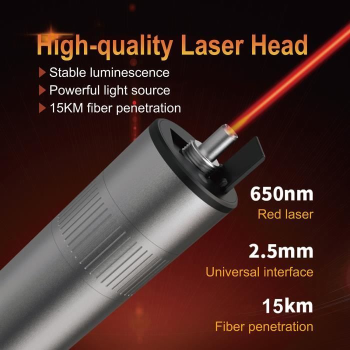 Stylo laser fibre optique