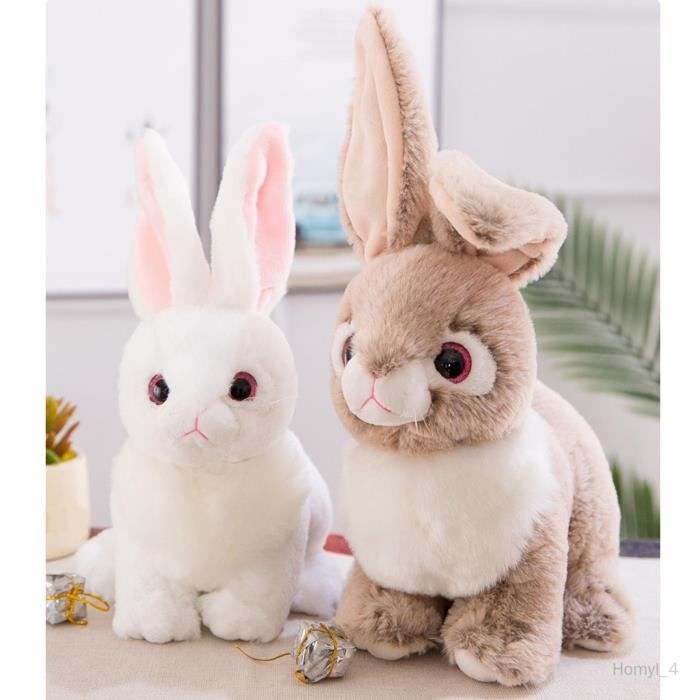 Peluche lapins de Pâques belle peluche lapin de Pâques câlin lapin en  peluche poupée pour la décoration de la chambre Kaki 32cm - Cdiscount  Puériculture & Eveil bébé