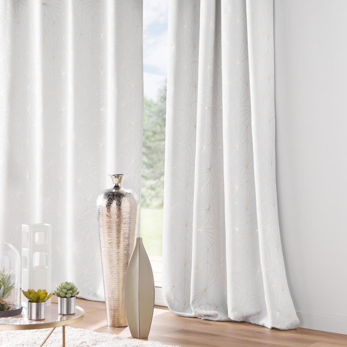Rideau Occultant 140x260 cm Polyester Lin - Housse De Rêve