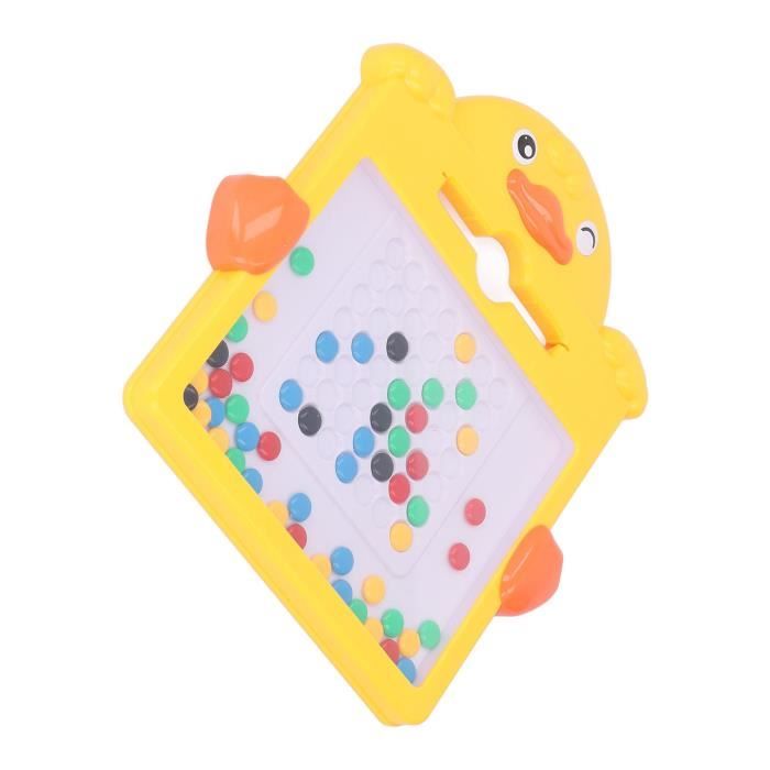 Coogam Tableau Magnétique Pour Enfants - Grande Plaque De Dessin Avec Stylo Et 106 Perles Colorées - Jouet Montessori Créatif Dès 3 Ans Tonies Figurine