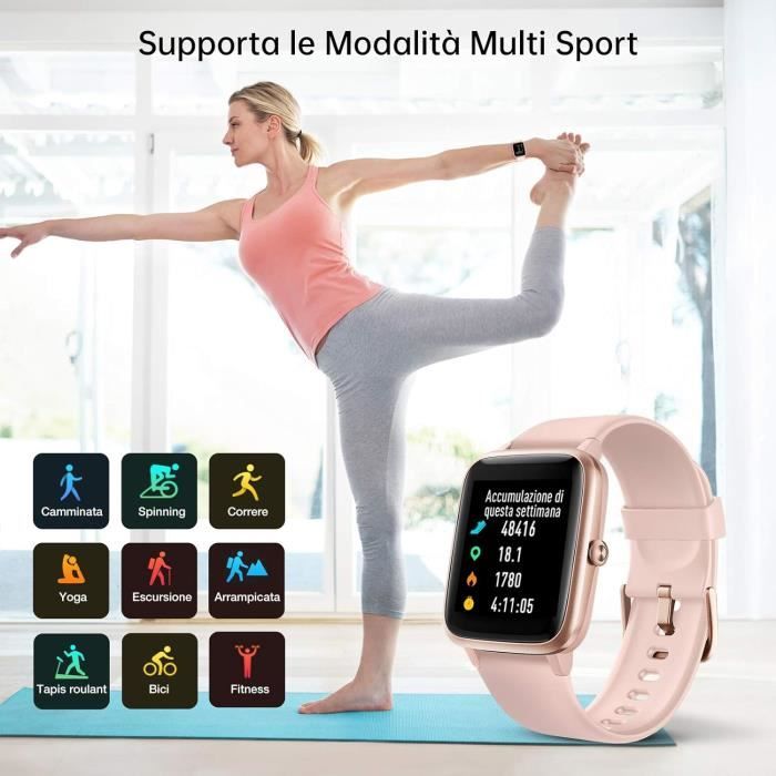Gto montre connectée, smartwatch avec oxygène sanguin, moniteur de
