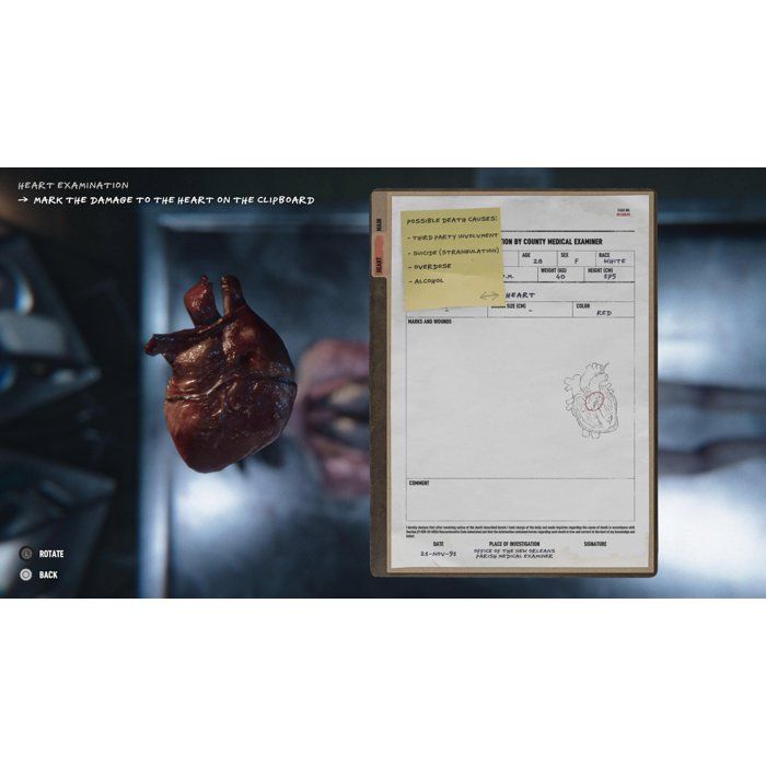 Jeu Autopsy Simulator PS5 – Version Européenne Neuve, Multilingue (EN/FR/DE/ES), Classification 16+
