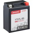 Batterie moto YTX7L-BS 7Ah Gel Accurat 12V 130 A 113 x 70 x 130 mm Quad-0