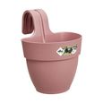 ELHO - Pot de fleurs -  Vibia Campana Easy Hanger Small - Rose Poussière - Balcon extérieur - L 24.1 x W 20.5 x H 26.5 cm-0